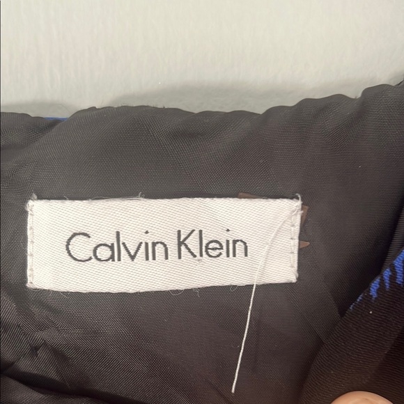 Calvin Klein Black and Blue Sleeveless Sheath Dress - Picture 2 of 5